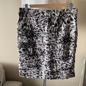 Julie Mitchell animal print skirt